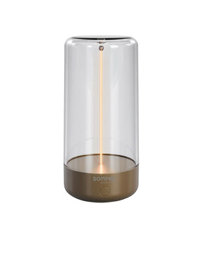 Sompex Tischleuchte “PULSE” | Dimmbar & glänzend in Gold | Sompex