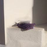 BONGUSTA Handtuch „Naram Wine & Lavender Blue“ | 50 × 80 cm | Bongusta