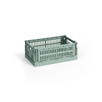 HAY Faltbox „Colour Crate Small Sage Green“ | Sanftes Grün für alles | HAY
