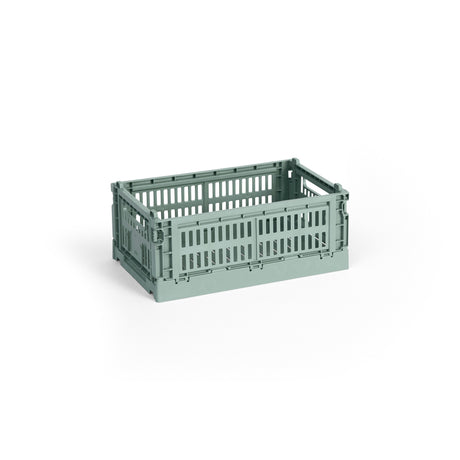 HAY Faltbox „Colour Crate Small Sage Green“ | Sanftes Grün für alles | HAY