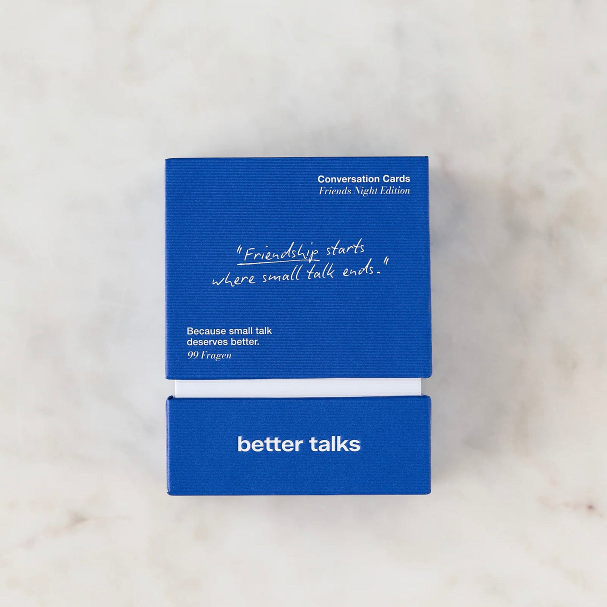 better talks Fragekarten „Friends Night Edition“ | Deep Talk Karten | better talks