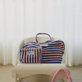BONGUSTA Kulturbeutel „Naram Dazzling Blue & Rose“ | Blau-Rosa-Kombi | Bongusta