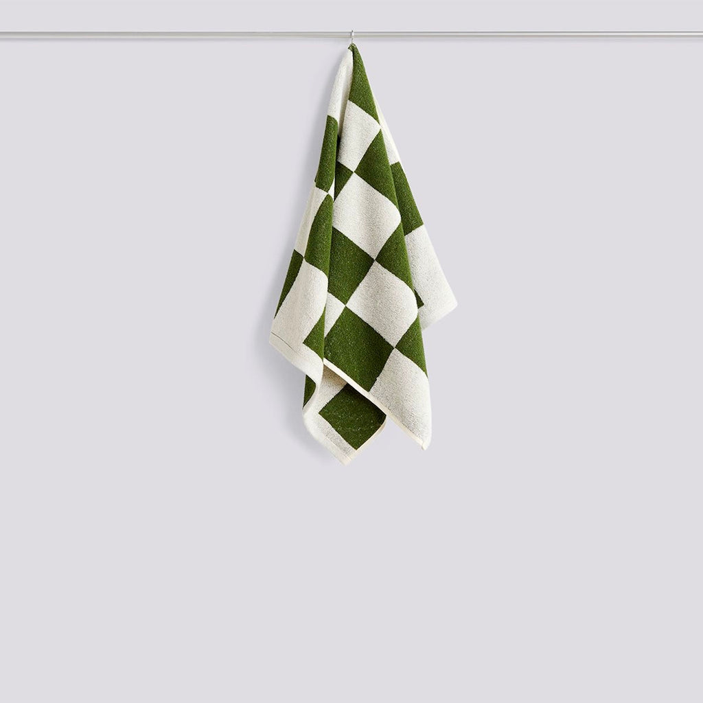 HAY Handtuch „Check Matcha 50×90 cm“ | Farbfrisch & weich | HAY