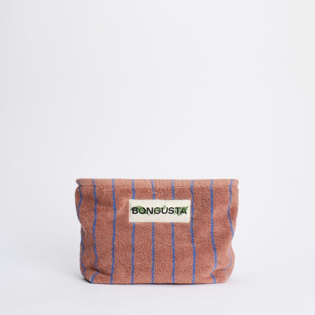 BONGUSTA Kulturbeutel „Naram Camel & Ultramarine“ | Camel-Blau-Kombi | Bongusta