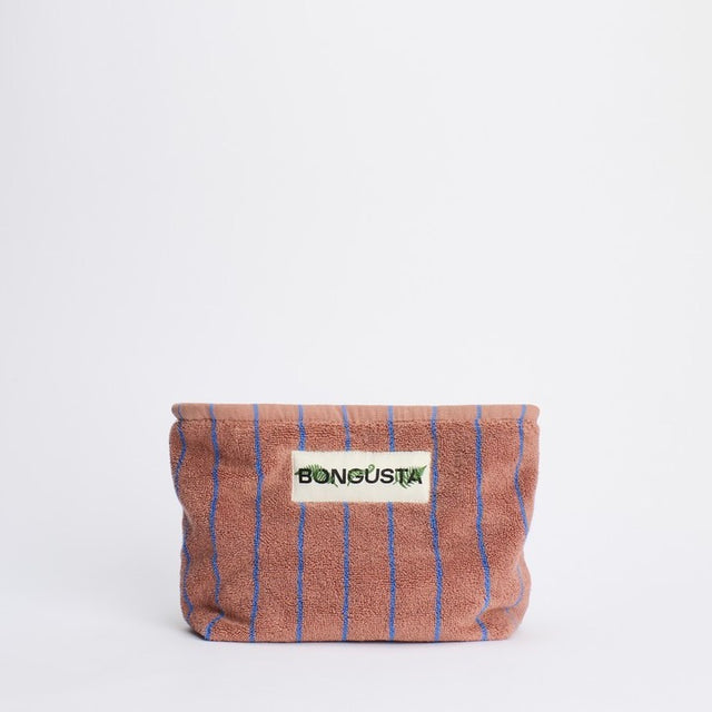 BONGUSTA Kulturbeutel „Naram Camel & Ultramarine“ | Camel-Blau-Kombi | Bongusta