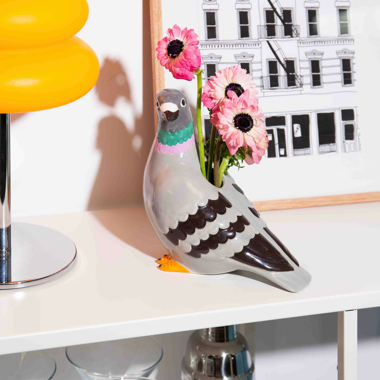 DOIY Vase „Taube“ | Skulpturales Objekt | DOIY