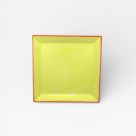 Table Machine Teller-Set “Tile” 4 Stk. Yellow & Orange | 4er-Set Designgeschirr | Table Machine