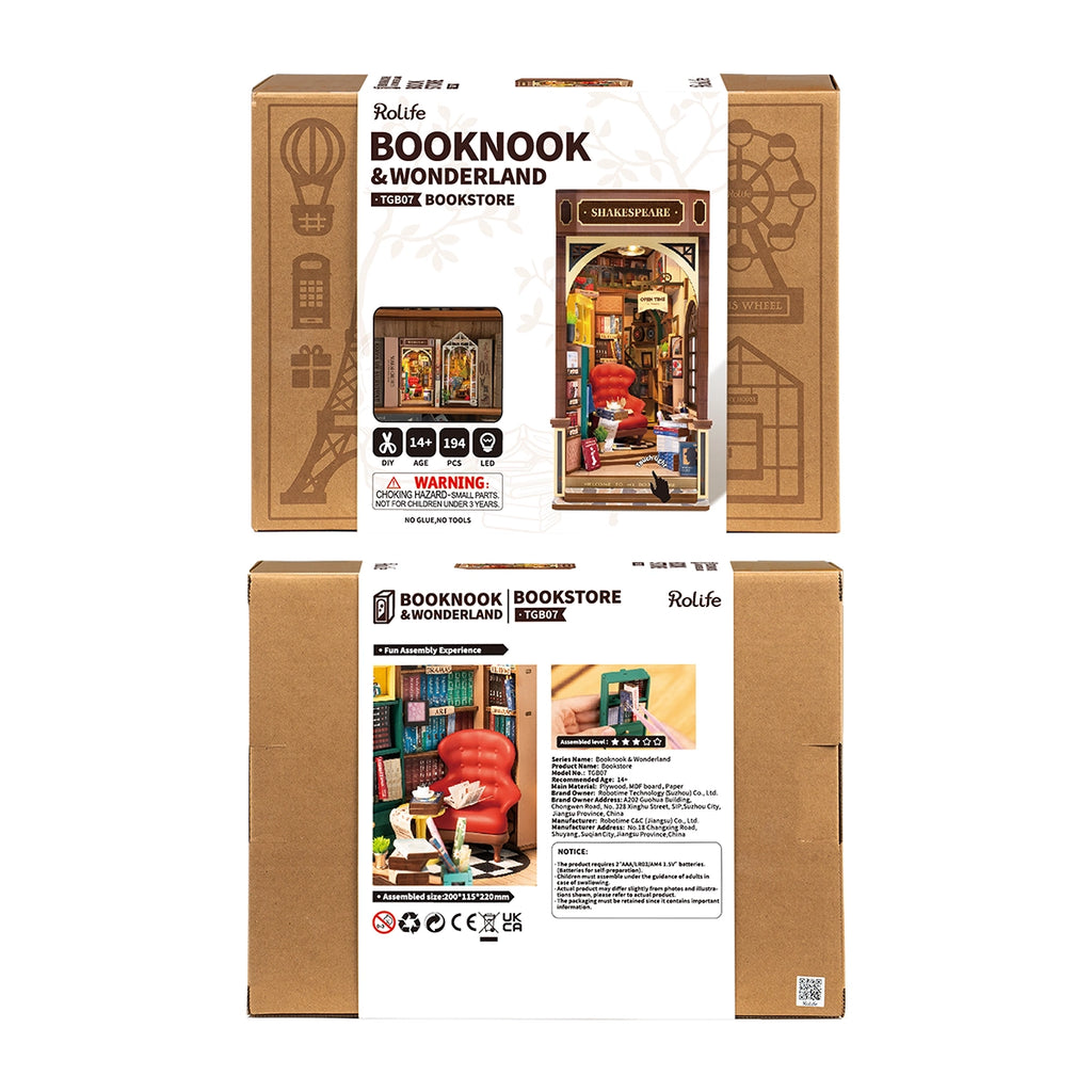 Rolife DIY-Set Rolife “Bookstore” | Holz | Detailreich & Kreativ