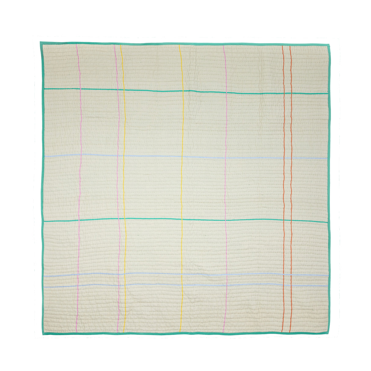 Hübsch Tagesdecke „Sen Sand“ | 260 × 260 cm | Hübsch