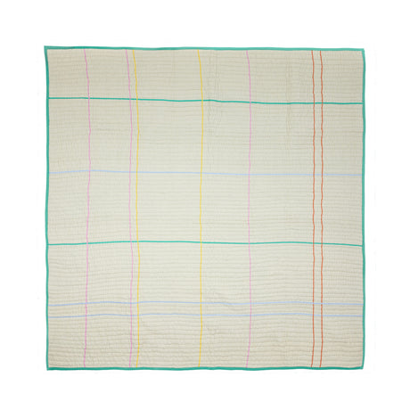 Hübsch Tagesdecke „Sen Sand“ | 260 × 260 cm | Hübsch