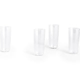 HAY Glas „Angle Glass Tall 13 cm“ | 4er Set | Hoch & stilvoll | HAY