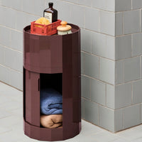 HAY Container „Facet Cabinet High Burgundy“ | Zeitloser Beistelltisch | HAY