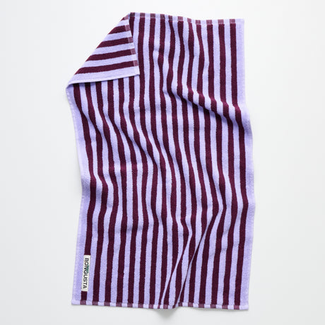 BONGUSTA Handtuch „Naram Wine & Lavender Blue“ | 50 × 80 cm | Bongusta