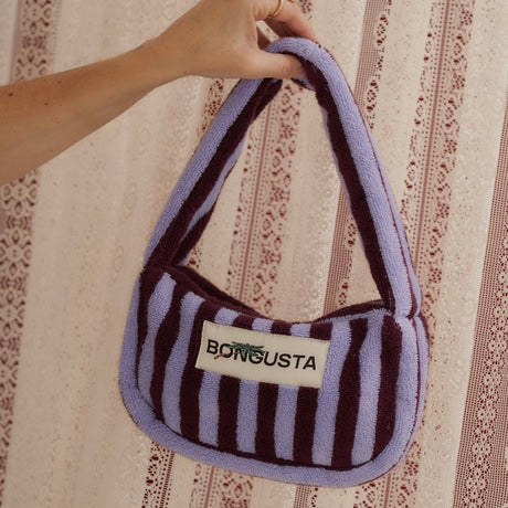 BONGUSTA Tasche „Naram Mini Bag Wine & Lavender“ | Warme Farbkombi | Bongusta