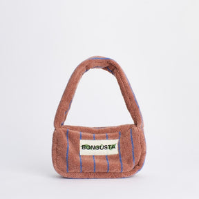 BONGUSTA Tasche „Naram Mini Bag Camel & Ultramarine“ | Erdton trifft Blau | Bongusta