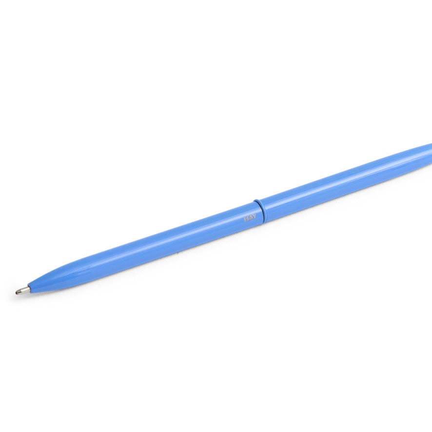 HAY Stift „Bullet Pen Vibrant Blue“ | Schlank, stylish, schreibbereit | HAY