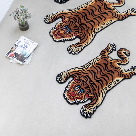 BONGUSTA Teppich „Tiger Rug Small“ | Statement fürs Kinderzimmer | BONGUSTA