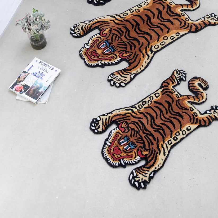 BONGUSTA Teppich „Tiger Rug Small“ | Statement fürs Kinderzimmer | BONGUSTA