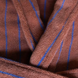 BONGUSTA Bademantel „Naram Camel & Ultramarine S/M“ | Zum Einkuscheln | Bongusta