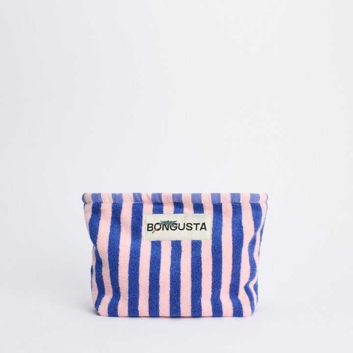 BONGUSTA Kulturbeutel „Naram Dazzling Blue & Rose“ | Blau-Rosa-Kombi | Bongusta