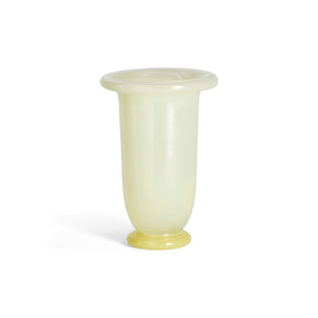 HAY Vase „Empire Medium Lime Yellow“ | Designstück mit Charakter | HAY