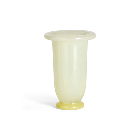 HAY Vase „Empire Medium Lime Yellow“ | Designstück mit Charakter | HAY