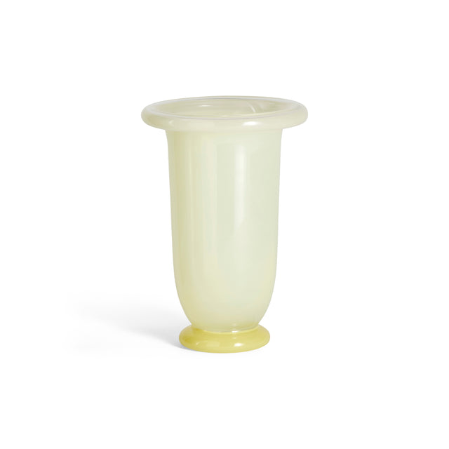 HAY Vase „Empire Medium Lime Yellow“ | Designstück mit Charakter | HAY