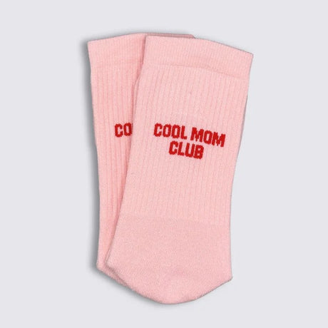 NO BAD DAYS CLUB Socken “Cool Mom Club Rosé” | Statement Socken in Rosé | NO BAD DAYS CLUB