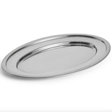 HAY Schale „Essential Steel Oval Dish Large“ | Minimalistisch | HAY