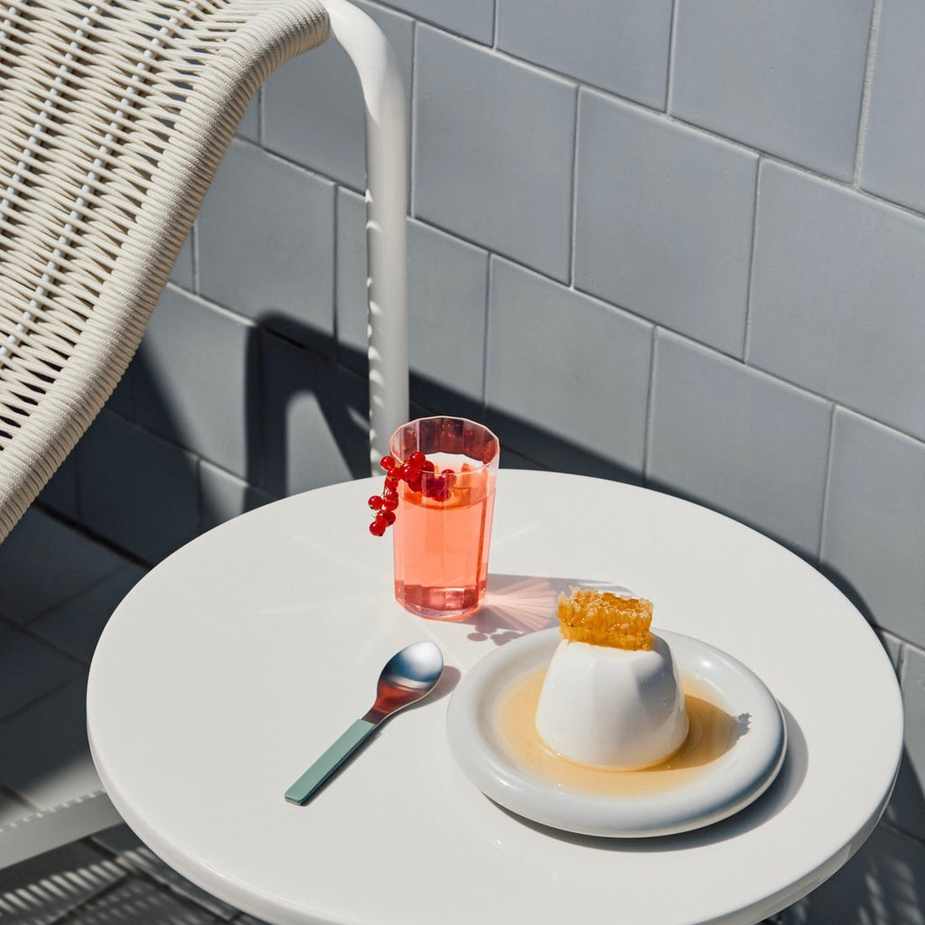 HAY Glas „Angle Glass Medium 10 cm“ | 4er Set | Kompakt & schlicht | HAY