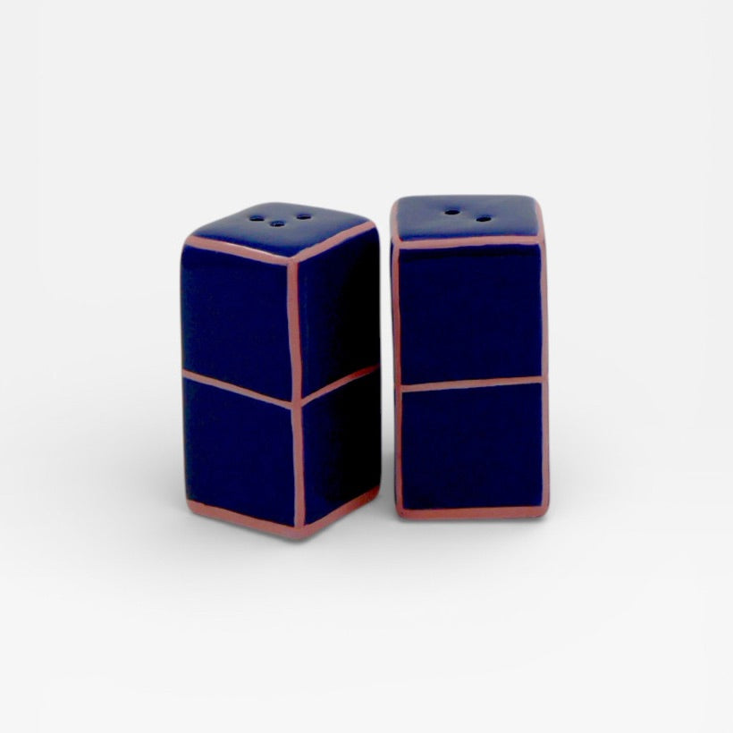 Table Machine Salz- und Pfefferstreuer “Tile” Blue & Pink | 2er-Set | Table Machine
