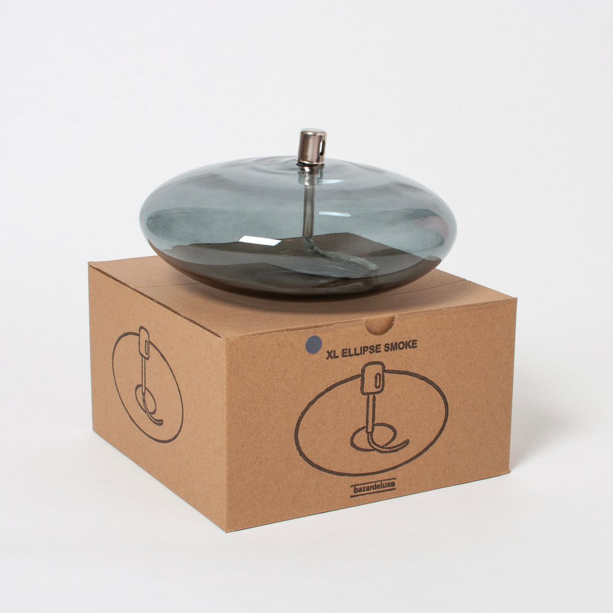 bazardeluxe Öllampe Ryon Ellipse Smoke