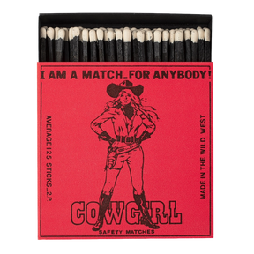 Archivist Lange Streichhölzer „Cowgirl“ Archivist | Extra lang in Square Matchbox