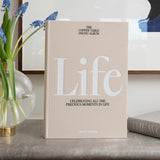 PRINTWORKS Fotoalbum "Life" (Beige) | PRINTWORKS | Album mit elegantemStoffeinband