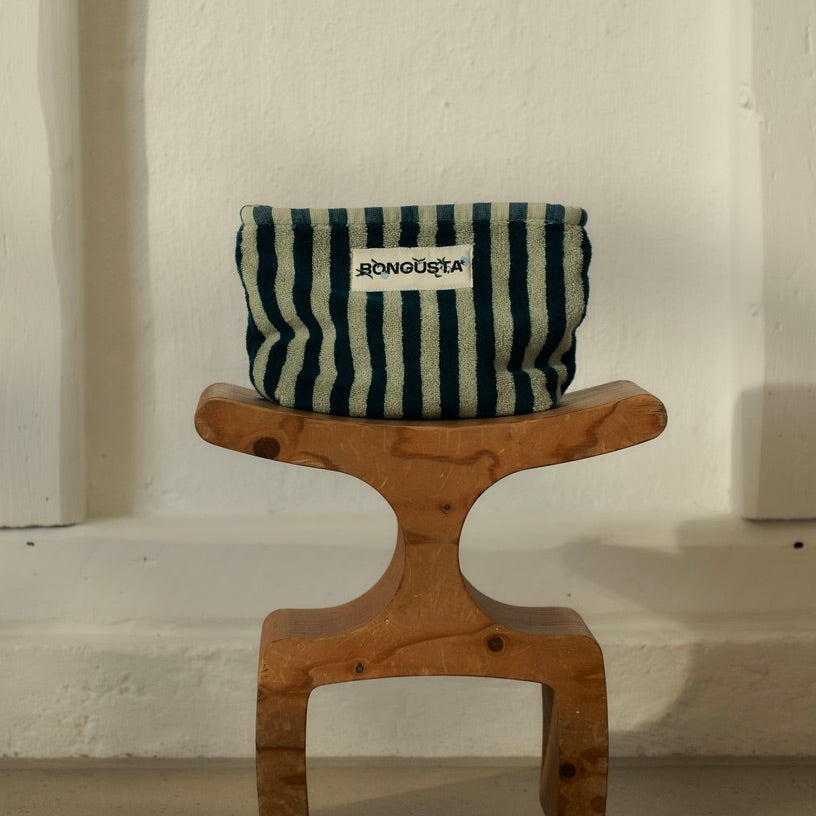 BONGUSTA Kulturbeutel „Naram Seafoam & Deep Teal“ | Grünton-Kombination | Bongusta