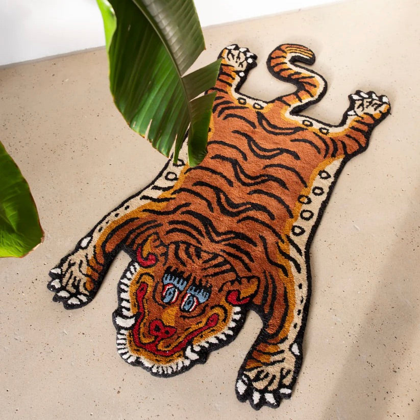 BONGUSTA Teppich „Tiger Rug Small“ | Statement fürs Kinderzimmer | BONGUSTA
