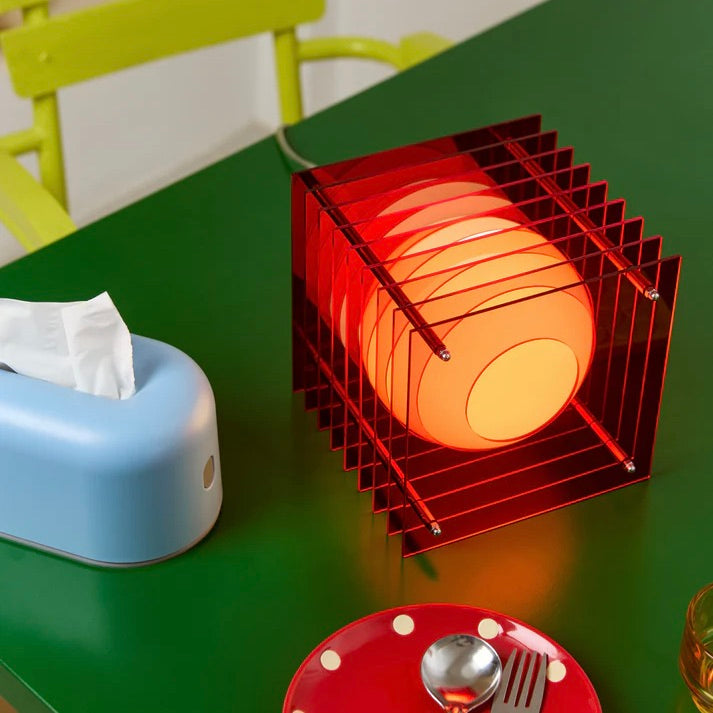 BANG Leuchte “Square Small” Red | Quadratisch & leuchtend | BANG