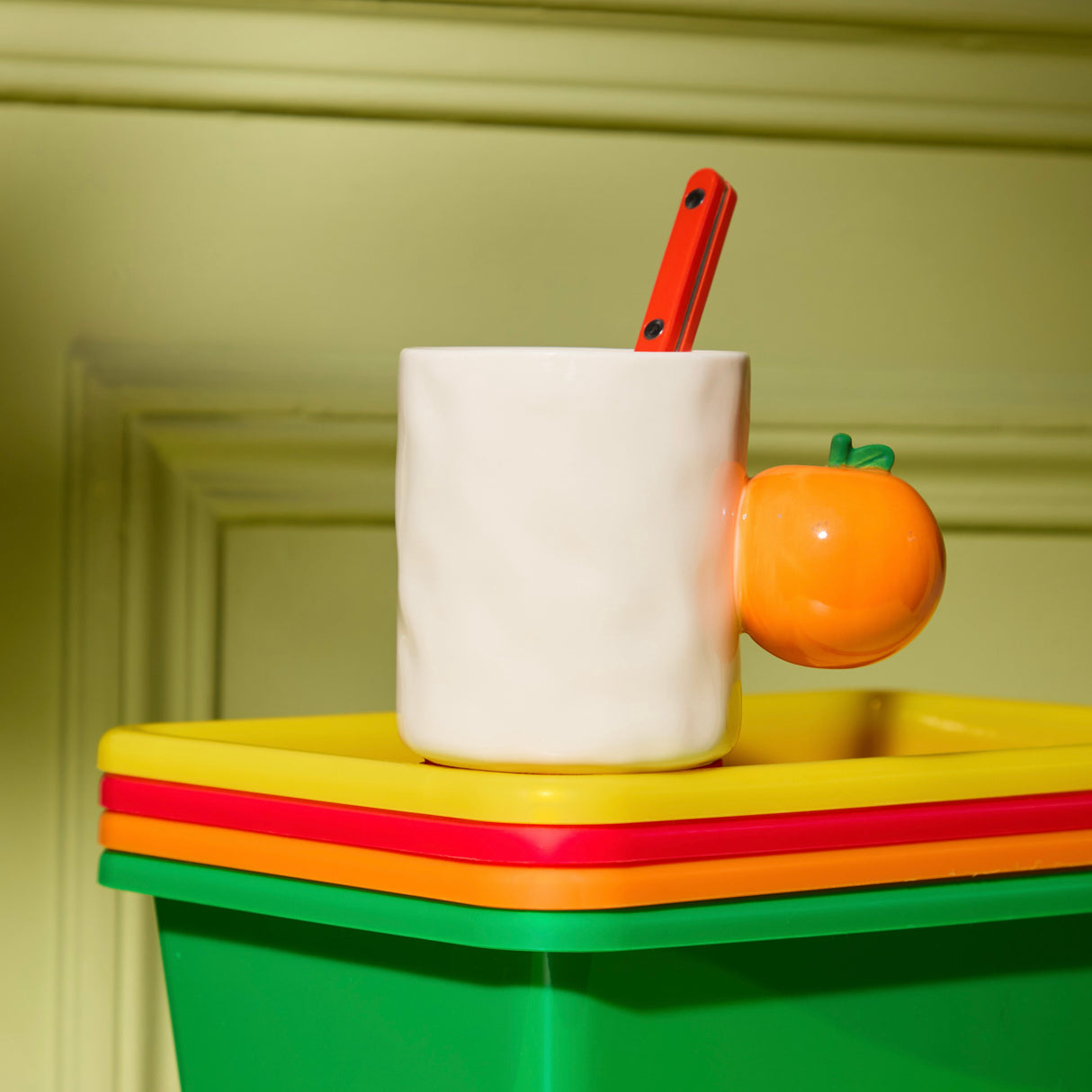 Fluid Market Tasse „Orange“ | Becher in Orangenform | Fluid Market