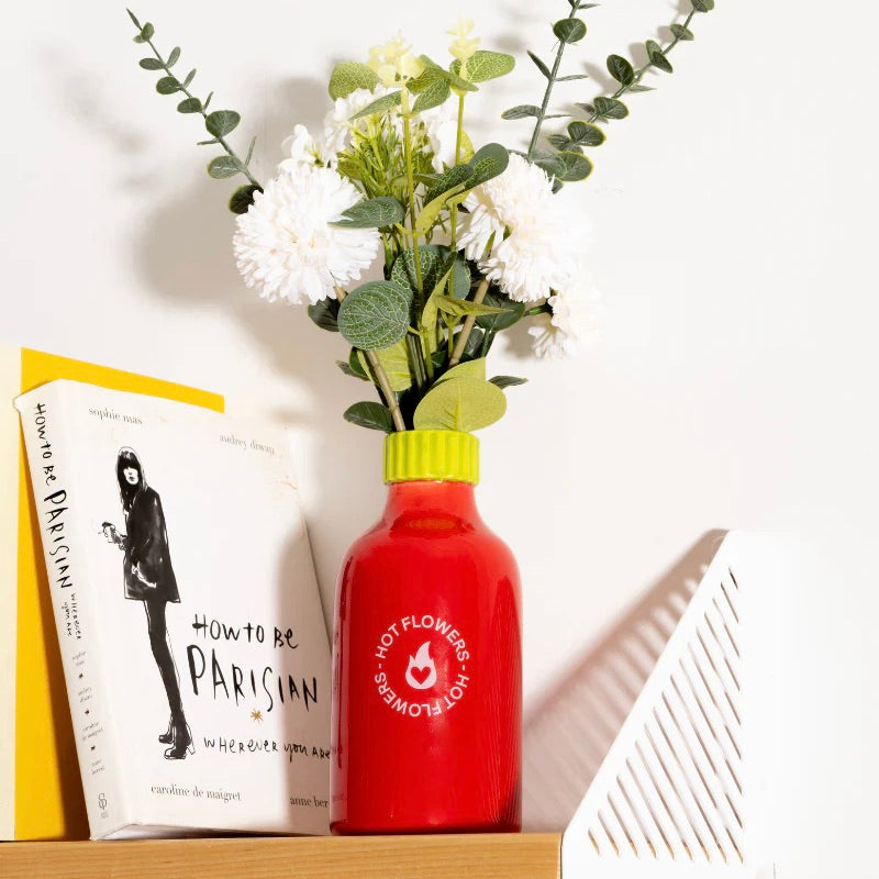 L´expressionist Vase “Hot Flowers” | Ausdrucksstarkes Design | L’expressionist