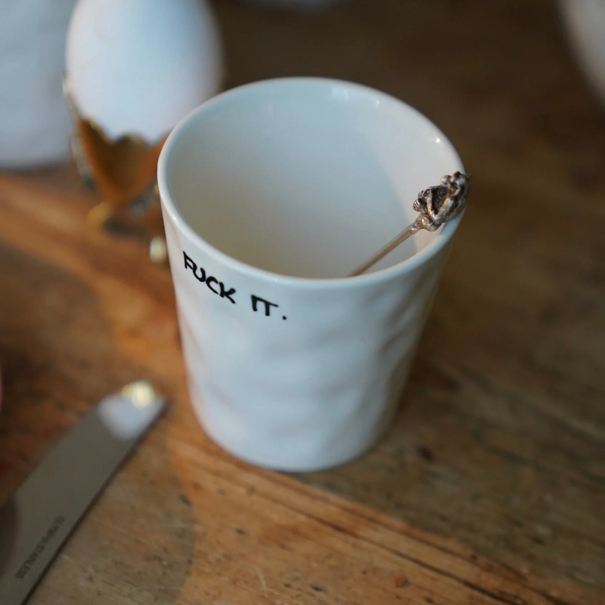 anna & nina Tasse „Coffee Cup Fuck it“ | Handbemalt | anna & nina
