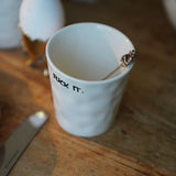 anna & nina Tasse „Coffee Cup Fuck it“ | Handbemalt | anna & nina