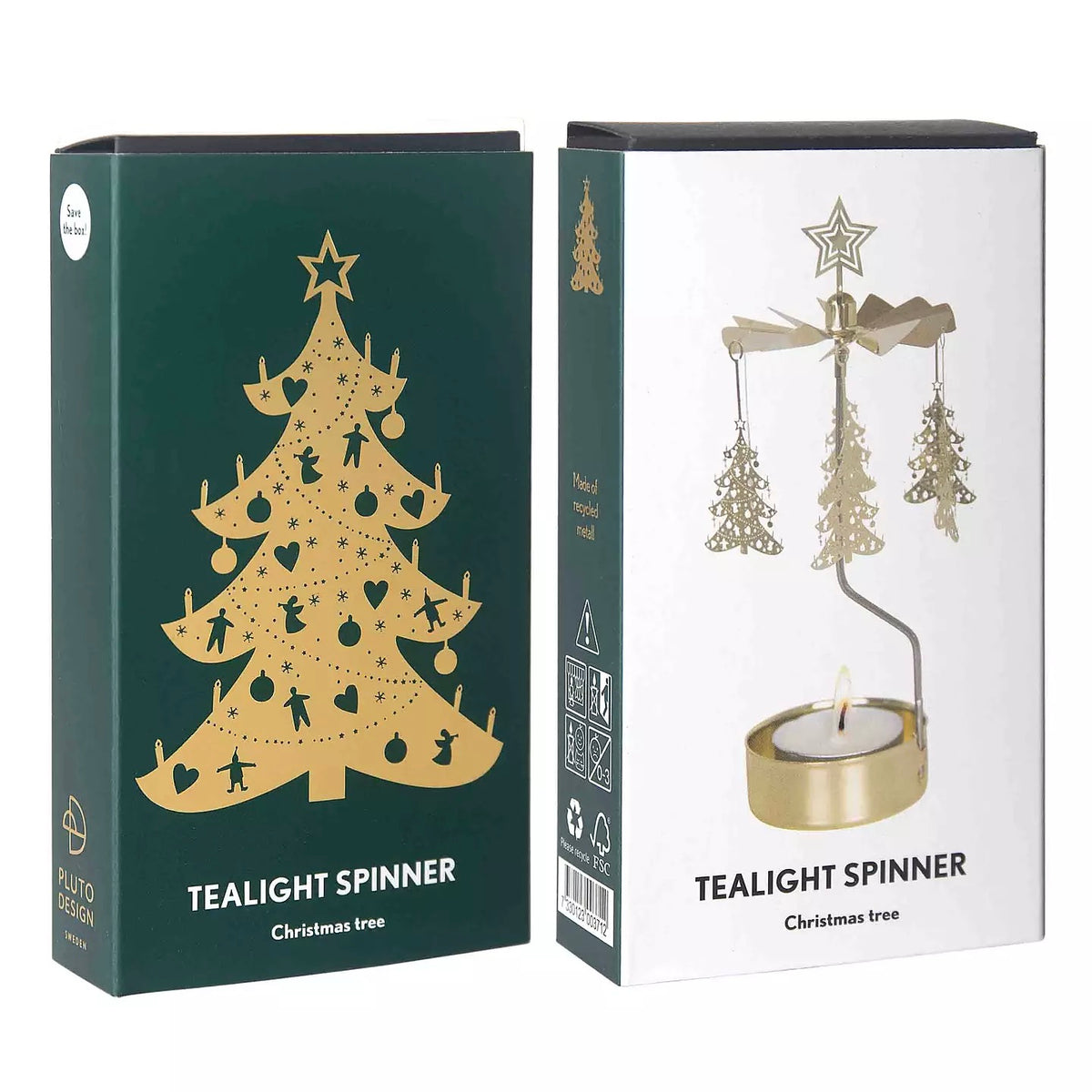 Engelspiel “Christmas Tree” | Weihnachtliches Leuchten in Gold | Pluto Design