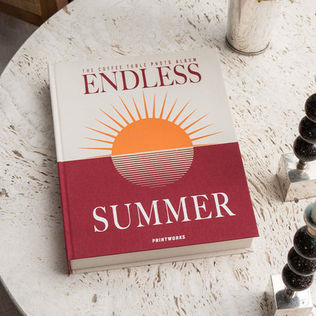 PRINTWORKS Fotoalbum “Endless Summer” Maroon | Sommerliche Erinnerungen | PRINTWORKS
