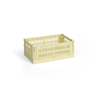HAY Faltbox „Colour Crate Small Light Yellow“ | Frisches Ordnungswunder | HAY