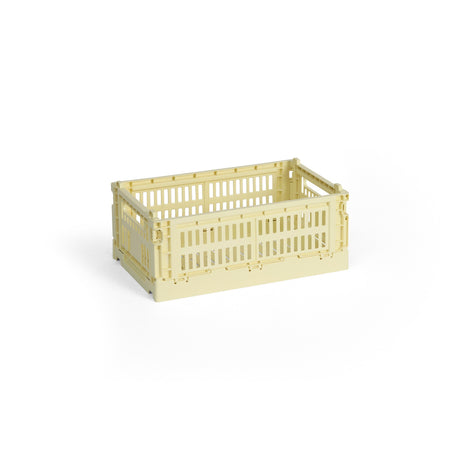 HAY Faltbox „Colour Crate Small Light Yellow“ | Frisches Ordnungswunder | HAY