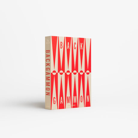 PRINTWORKS Spiel “The Art of Backgammon” Red/Cream | Design Backgammon | PRINTWORKS