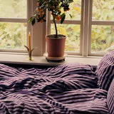 BONGUSTA Bettwäsche-Set “Wine & Lavender Blue” 140×200cm + 80×80cm | BONGUSTA