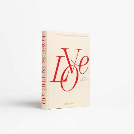PRINTWORKS Fotobuch “Love is in the Air” Beige | Romantisches Album | PRINTWORKS