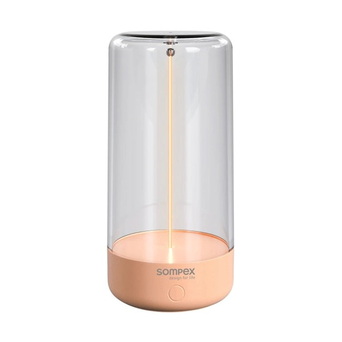 Sompex Tischleuchte “PULSE” | Dimmbar & zart in Apricot | Sompex