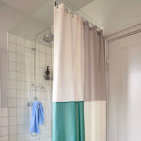 HAY Duschvorhang „Check Shower Curtain Green“ | Mit zeitlosem Muster | HAY